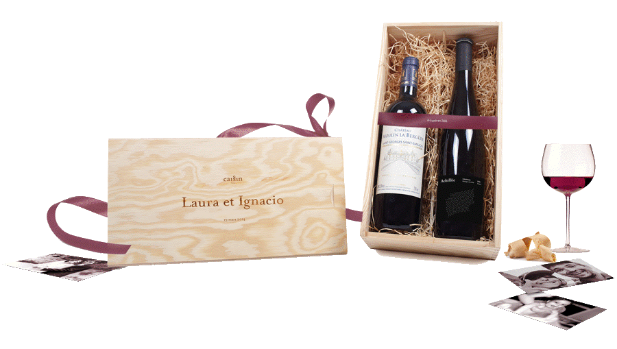 Coffret cadeau personnalisé Caissin